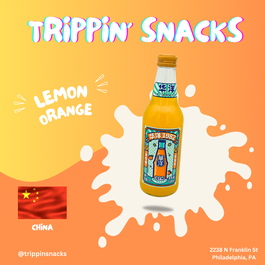 HUAYANG 1982 LEMON ORANGE FLAVOR SODA