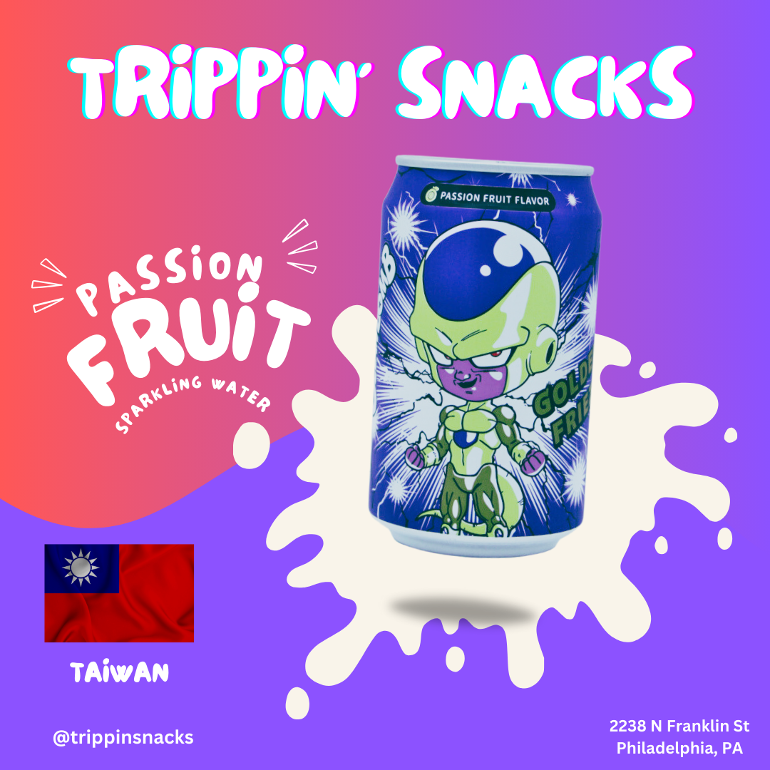 OCEAN BOMB DRAGONBALLZ PASSION FRUIT SPARKLING WATER