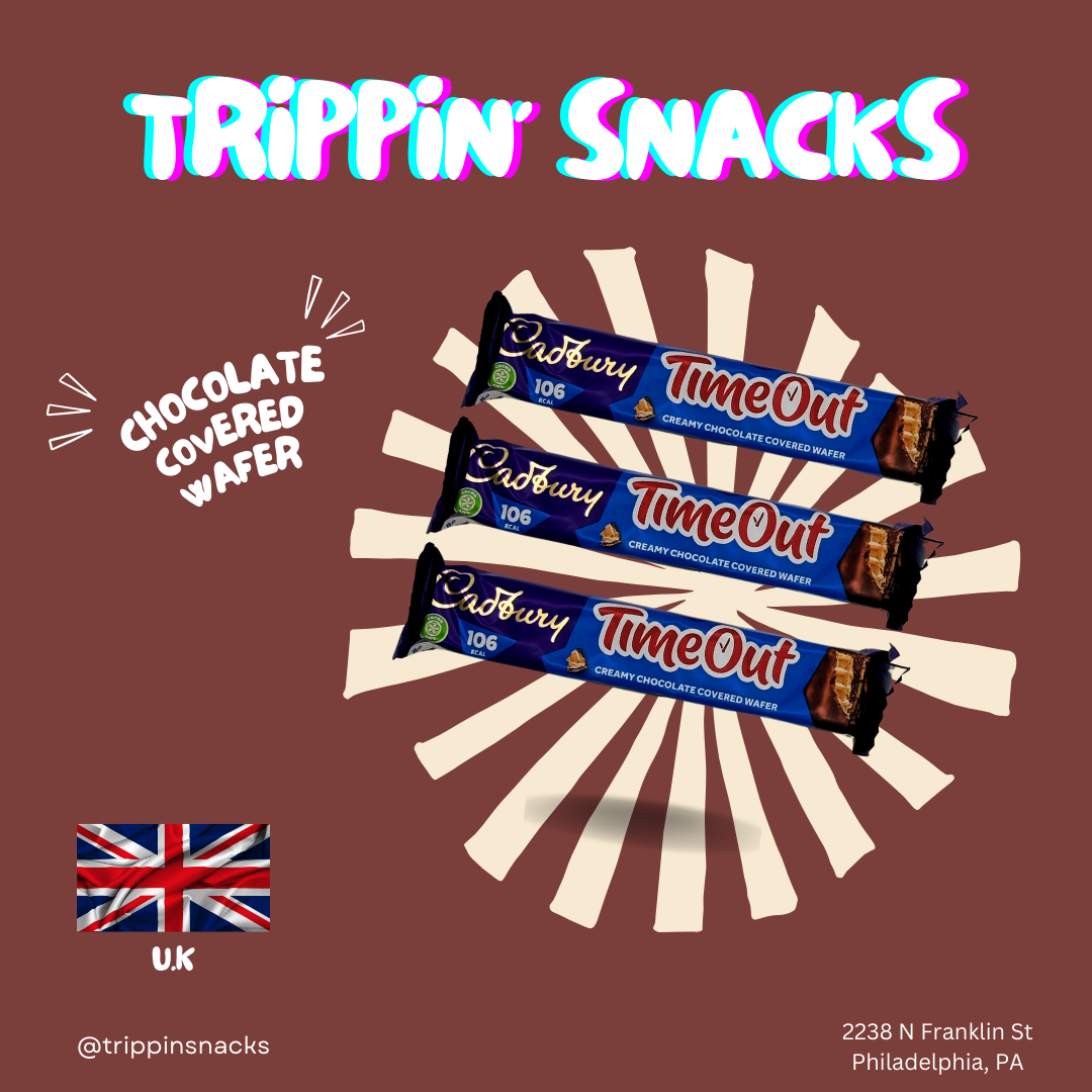 CADBURY TIMEOUT CHOCOLATE COVERED WAFER BAR