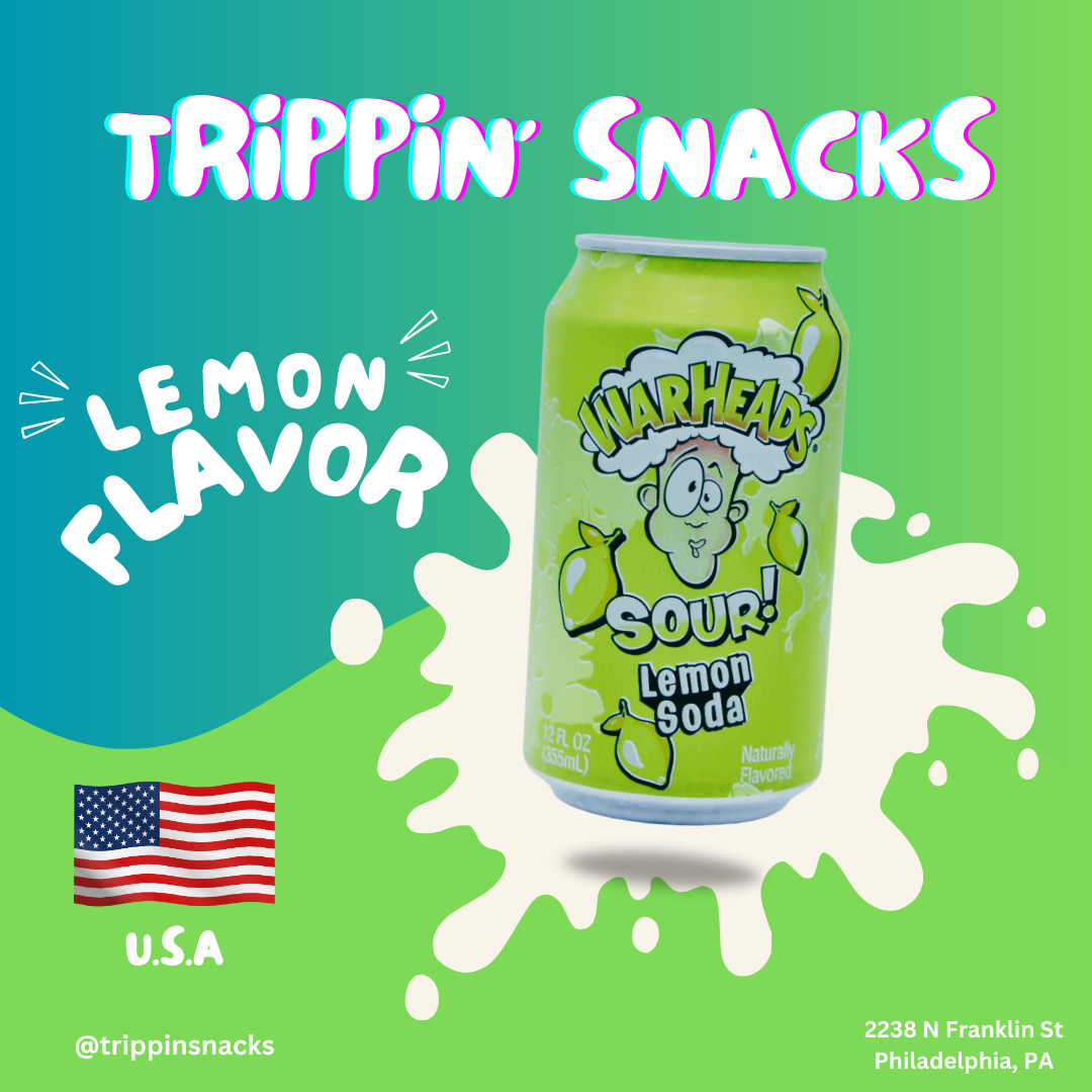 WARHEADS SOUR LEMON SODA