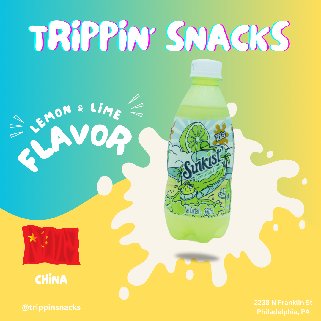 Sunkist Lemon & Lime Flavor SODA