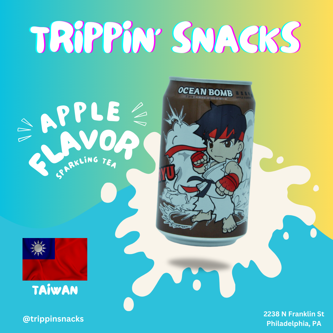 OCEAN BOMB RYU Apple SPARKLING TEA