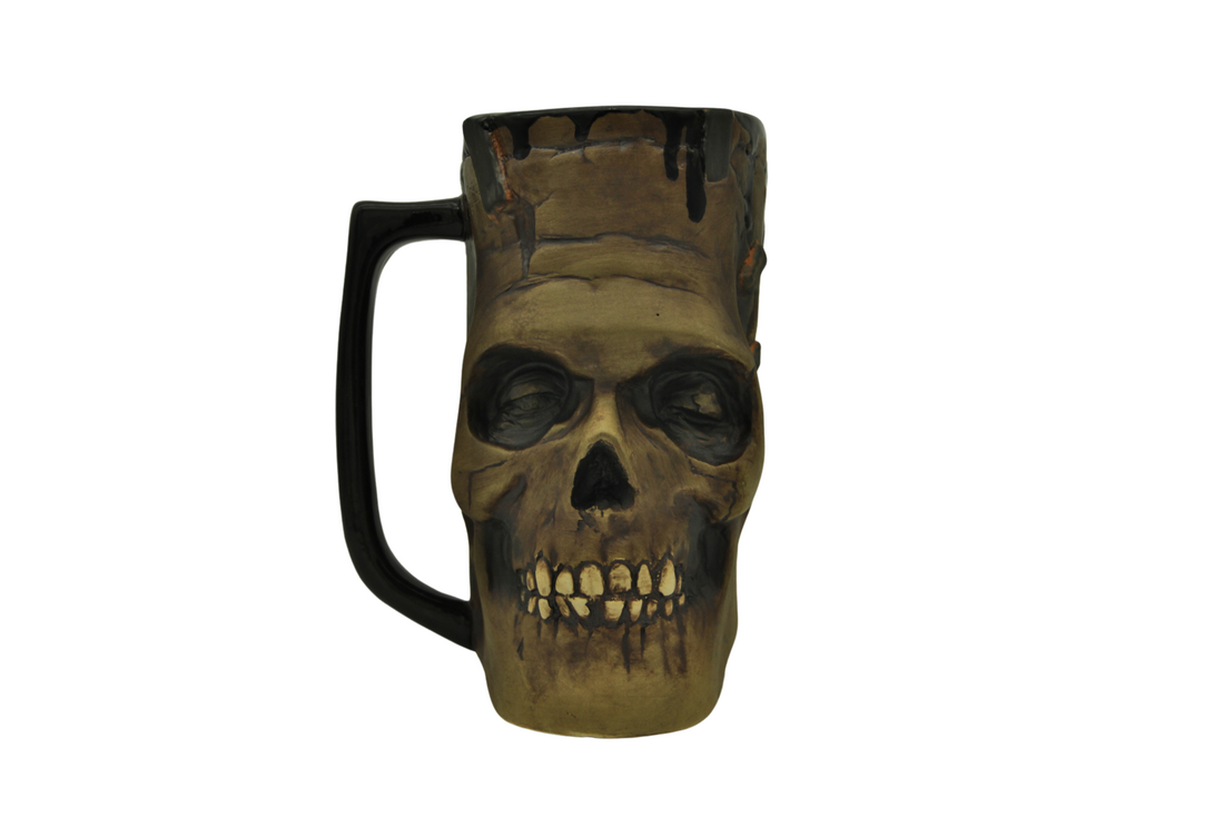Frankenstein Skull Mug