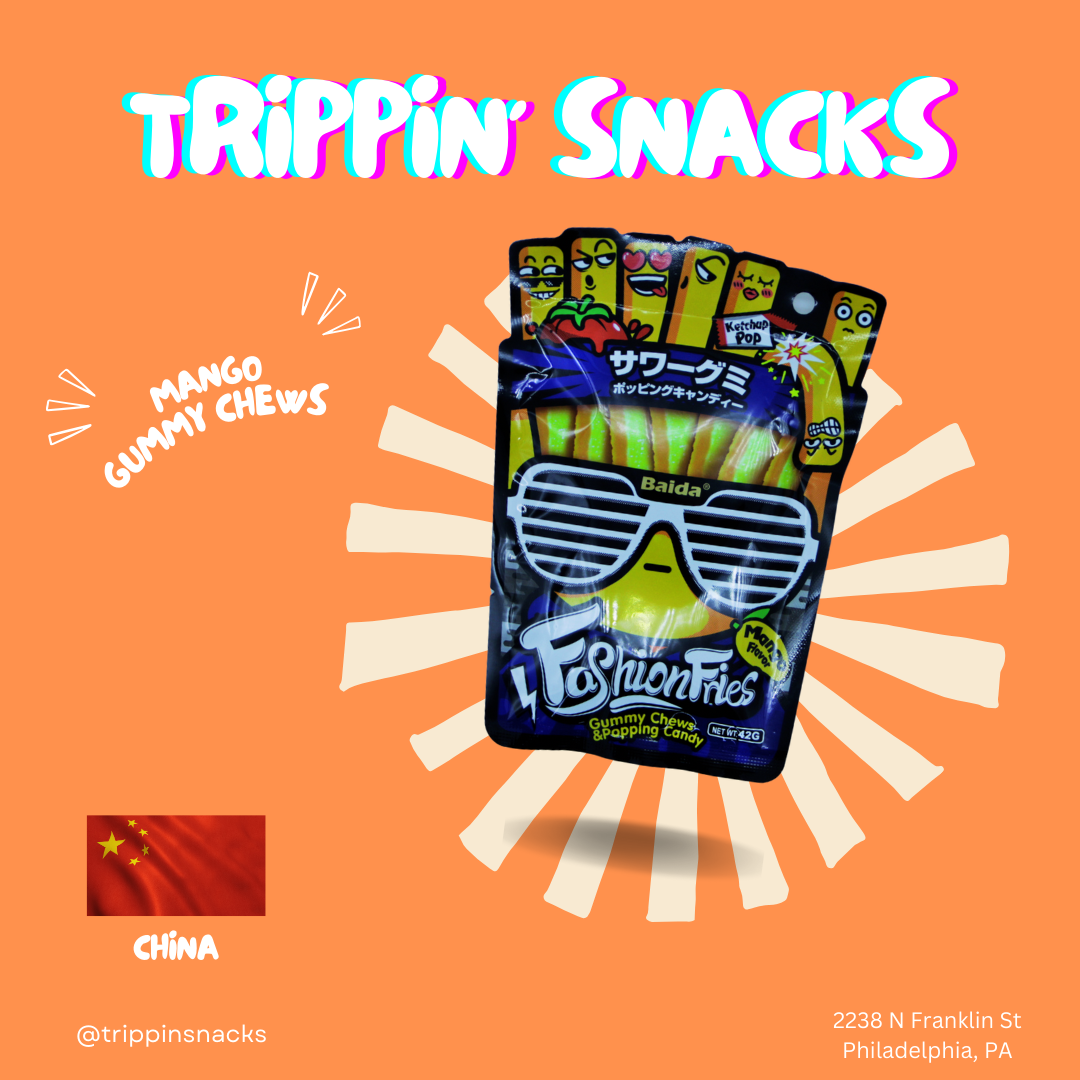 FASHION FRIES GUMMY CHEW & POPPING CANDY