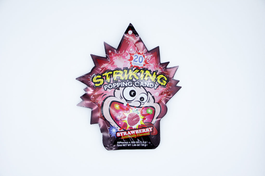Striking Popping Candy Strawberry Flavor