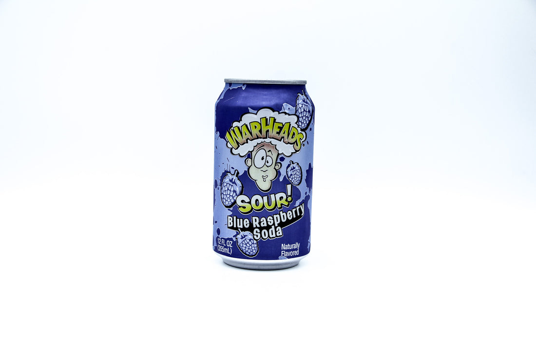 WARHEADS SOUR BLUE RASPBERRY SODA