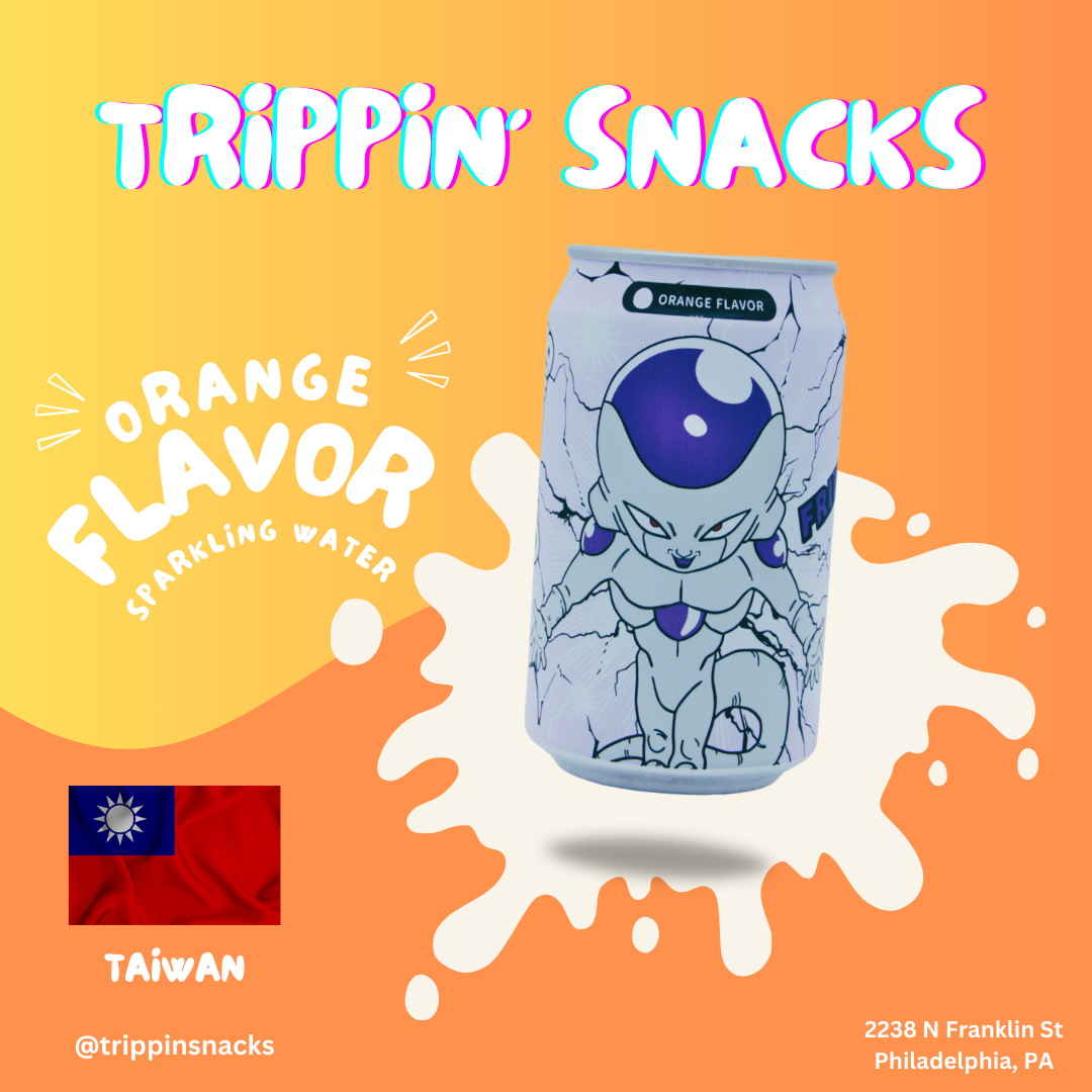 OCEAN BOMB DRAGONBALLZ ORANGE SPARKLING WATER