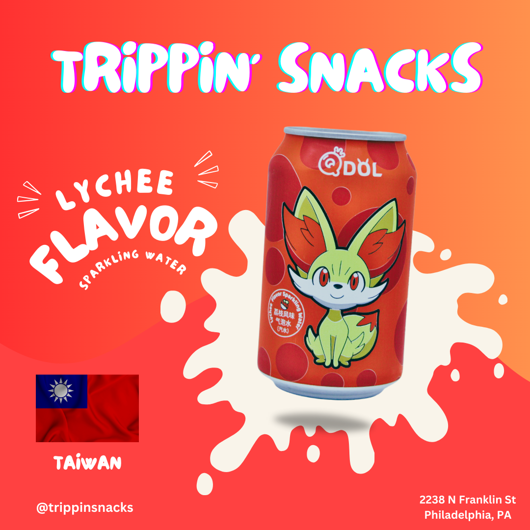 QDOL POKEMON LYCHEE SPARKLING WATER