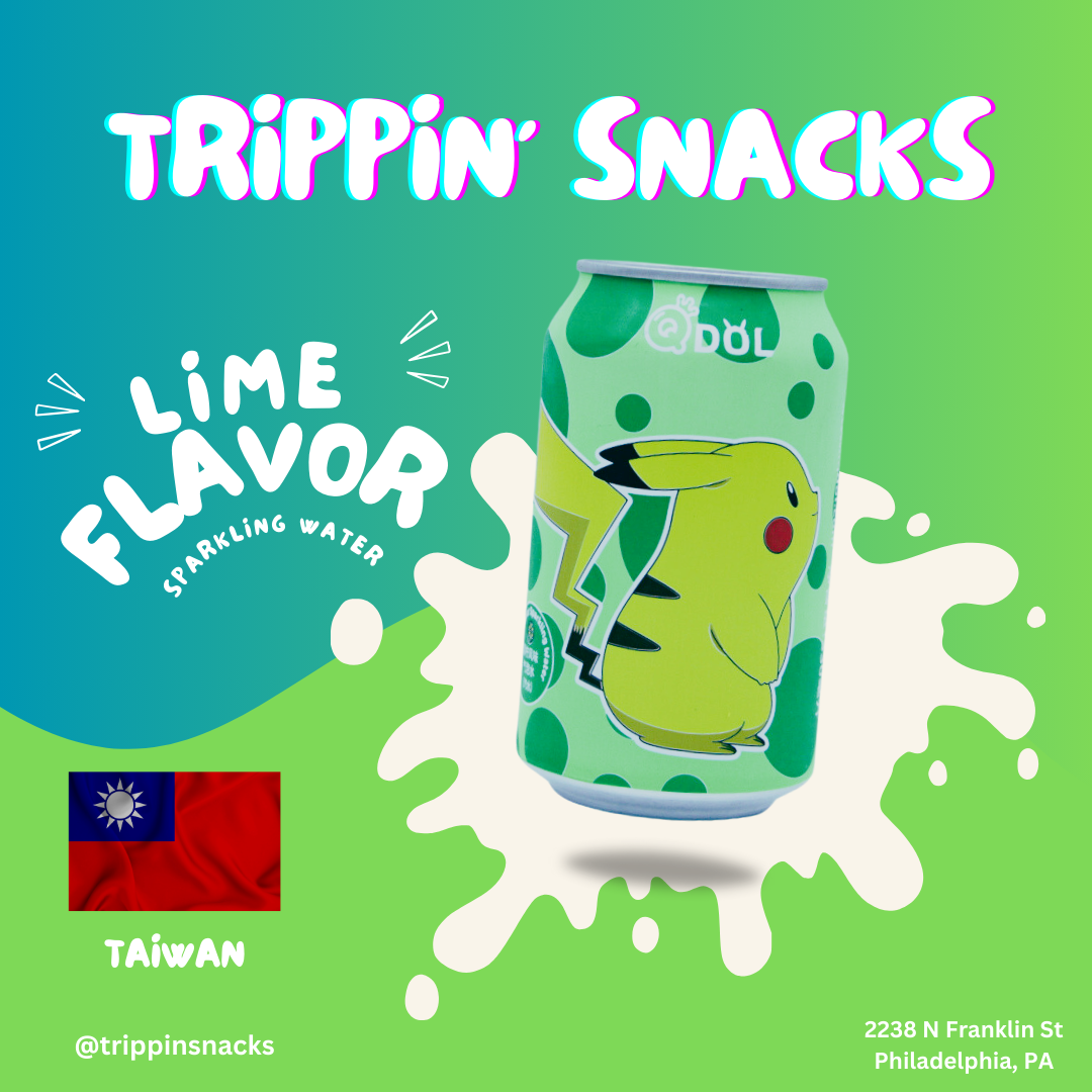 QDOL POKEMON LIME Sparkling Water