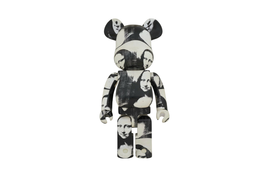 BEARBRICK ANDY WARHOL "DOUBLE MONA LISA" 1000% (BEN BALLER EXCLUSIVE)