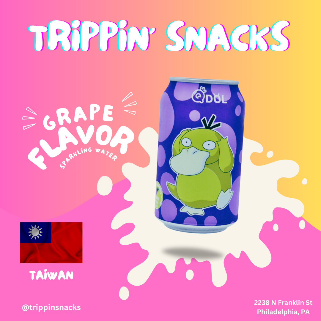 QDOL POKEMON GRAPE Sparkling Water