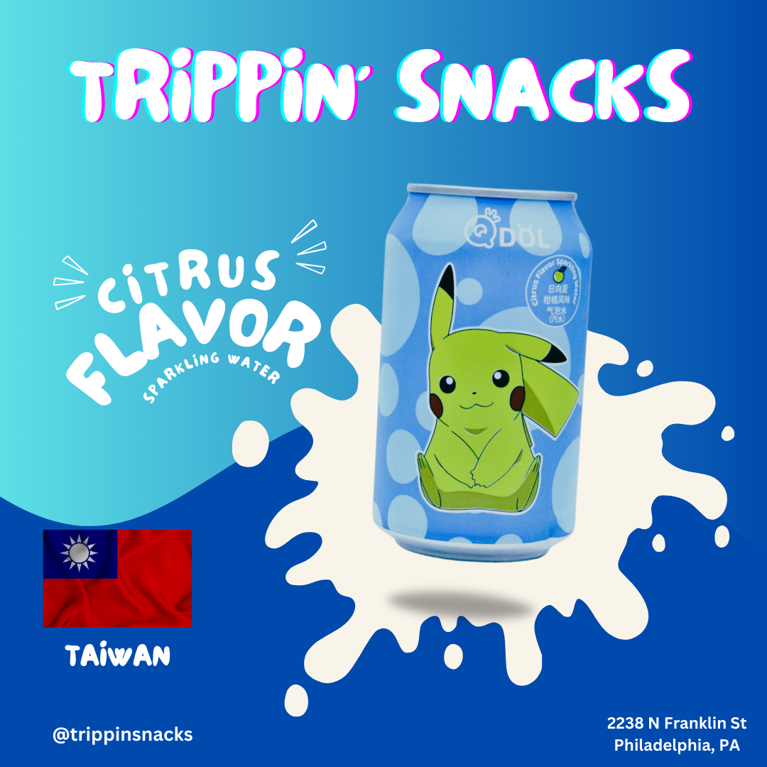 QDOL POKEMON PIKACHU CITRUS Sparkling Water