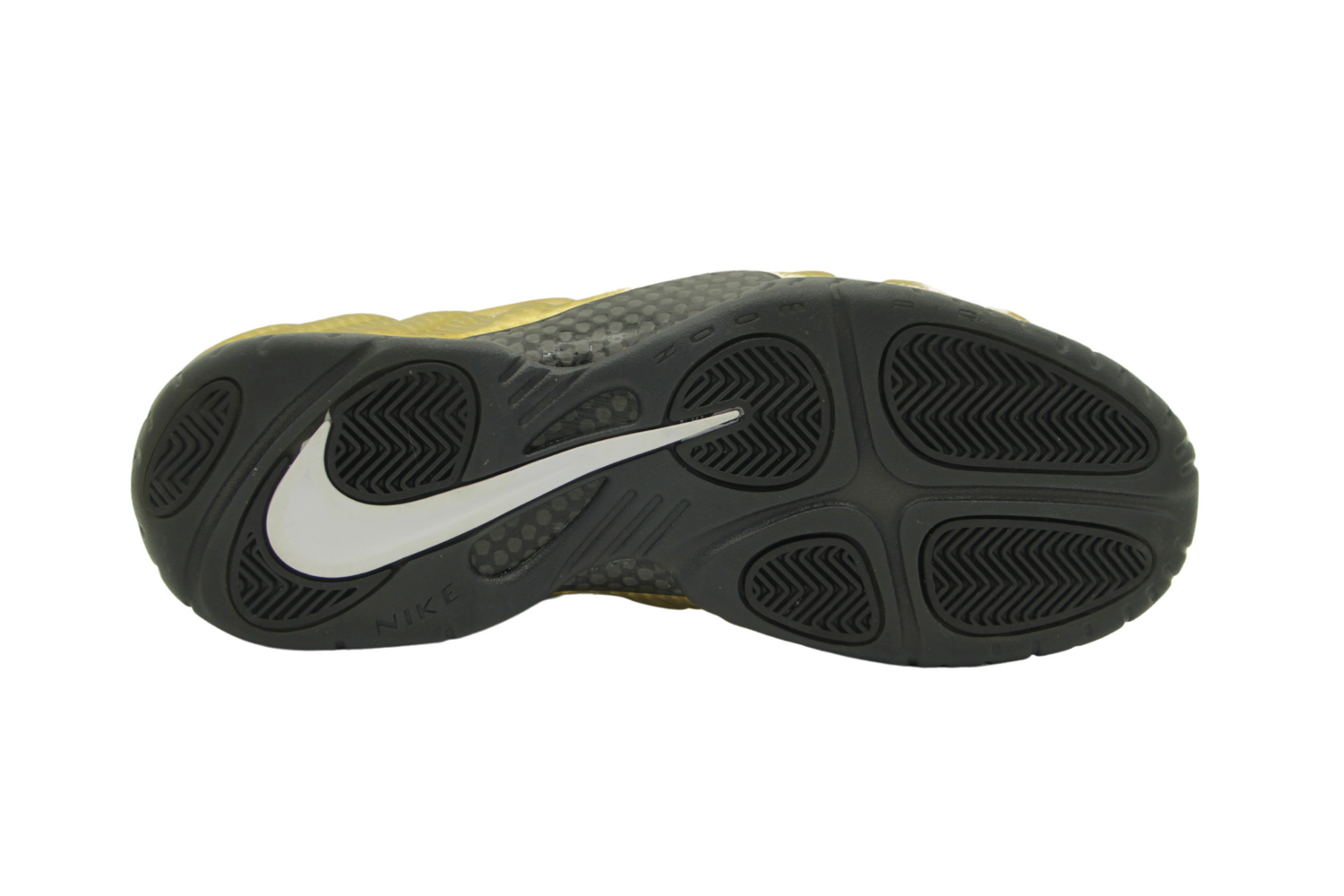 NIKE AIR FOAMPOSITE PRO METALLIC GOLD (LIKE NEW)