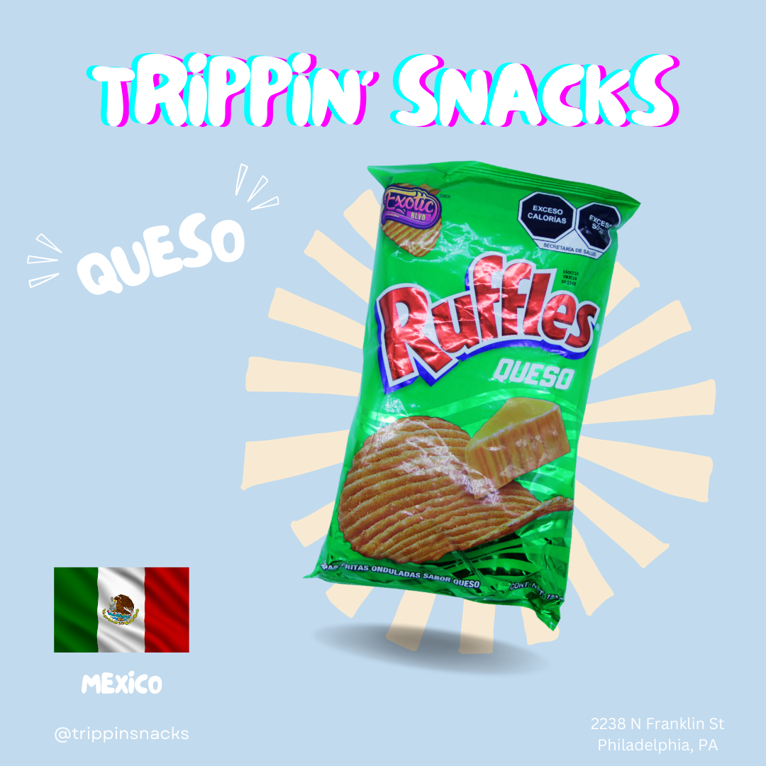 Cheese Ruffles Mexico RUFFLES QUESO FLAVOR – TRIPPIN'GOODIES