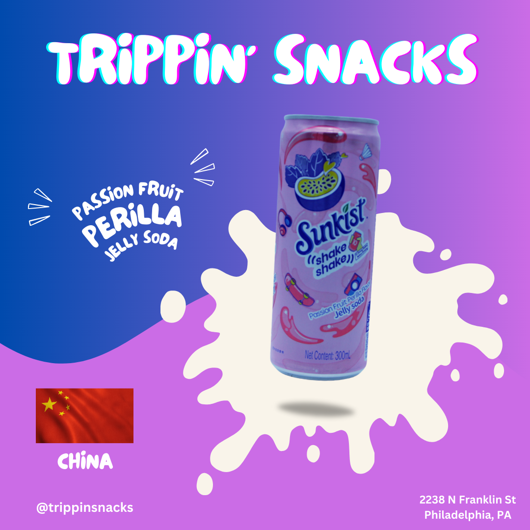 Sunkist Passion Fruit Perilla Jelly Soda
