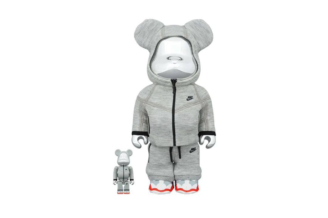 Bearbrick X Nike Tech Fleece N98 100 & 400 Set%