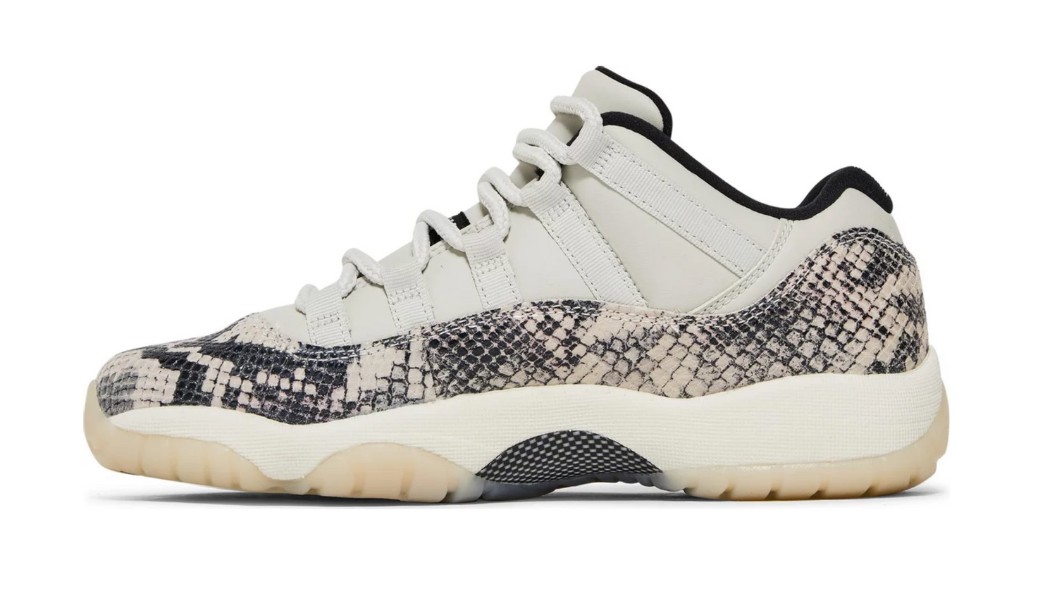 JORDAN 11 RETRO LOW LIGHT BONE SNAKESKIN GS